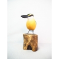 Figurine Wooden Bird, Wood Bird Carving Afraid Of Kingfisher