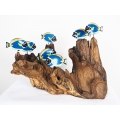 Wooden Fish Driftwood Aquarium Decoration or Terrarium