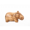 Wooden Animal Statue Model Hippopotamus