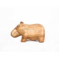 Wooden Animal Statue Model Hippopotamus