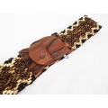 Handmade Coconut Shell Elastic Belt