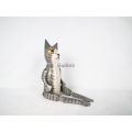 Balinese Wooden Statue Animal Model, Cat