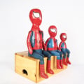 Supplier Wooden Statues Iconic Character Models, Spiderman