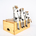 Factory Direct Sale Craftsman Set Wooden Statue Animal Model Zebra