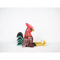 Factory Direct Sale Wooden Statue Animal Model Rooster