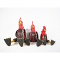 Factory Direct Sale Wooden Statue Animal Model Rooster