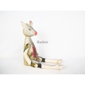 Production Collage Wooden Statue Animal Model, Deer