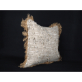 Home Decor Bohemian Burlap Lace Handwoven Pillowcase