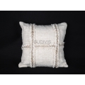 Home Decor Bohemian Burlap Lace Handwoven Pillowcase