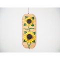 Wind Spinner With Sun Flower Hand Painting, Accept Custom Painting