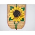 Wind Turbine With Hand-Painted Sunflowers, Custom Paintings Accepted