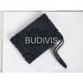 Black Rectangular Beaded Wallet