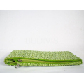 Green Rectangular Beaded Wallet