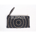 Circle Pattern Rectangular Beaded Wallet