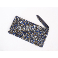 Polka Dot Rectangular Beaded Wallet