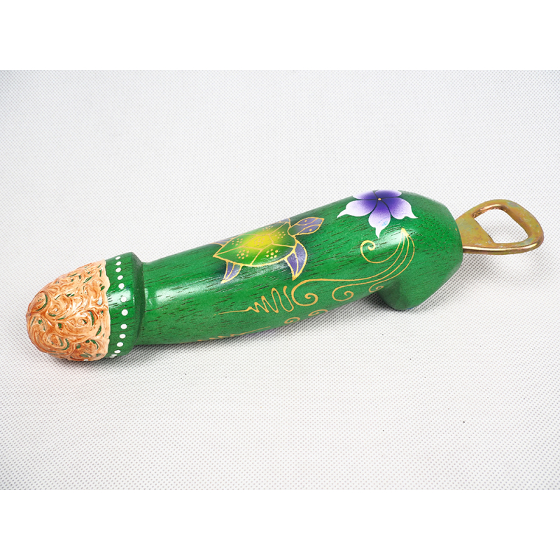 Wholesale Wooden Penis Bottle Opener, Custom Painted