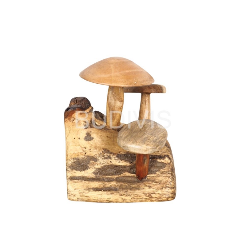 Wholesale Custom Wooden Mushroom Indoor or Outdoor Decoration, Garden Decoration Idea