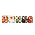 Wholesale Wooden Animal Statue Owl Model Set 5