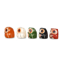 Wholesale Wooden Animal Statue Owl Model Set 5