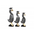 Wholesale Wooden Animal Figurine Duck Model Set 3