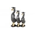 Wholesale Wooden Animal Model Duck Set 3