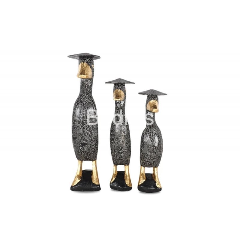 Wholesale Wooden Animal Model Duck Set 3