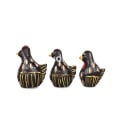 Wholesale Wooden Animal Model Chicken Set 3