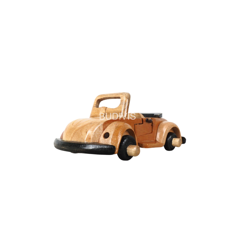 Wholesale Indonesia Wooden Toys, Children'S Toys, Solid Wood Toys, Handmade, Replica Miniature Model Vw Bettle Karmann