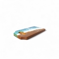 Wholesale Wooden Resin Cutting Board for Kitchen Set or Home Decoration with Ocean Wave Theme