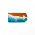 Wholesale Wooden Resin Cutting Board for Kitchen Set or Home Decoration with Ocean Wave Theme