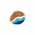 Wholesale Wooden Resin Cutting Board for Kitchen Set or Home Decoration with Ocean Wave Theme