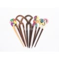 Wholesale Wood hair stick, Wooden hair stick, Handmade wooden hairpin, Wood hair stick set 5