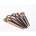 Wholesale Wood hair stick, Wooden hair stick, Handmade wooden hairpin, Wood hair stick set 5