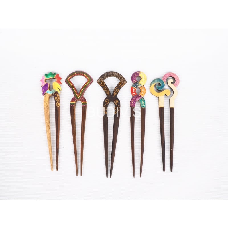 Wholesale Wood hair stick, Wooden hair stick, Handmade wooden hairpin, Wood hair stick set 5