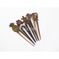 Wholesale Wood hair stick, Wooden hair stick, Handmade wooden hairpin, Wood hair stick set 5