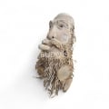 Wholesale Unique Bamboo Root Face Sculpture, Old Man Carving for Collectors