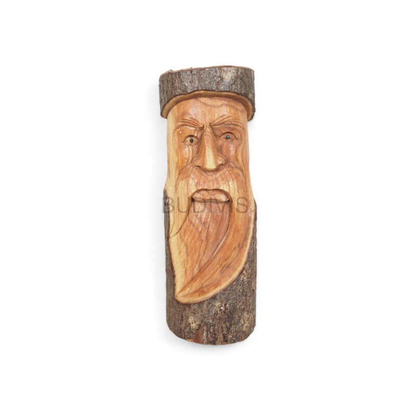 Wholesale Decorative Wooden Art For Nature Lovers And Collectors Forest Man Sculpture Carvings, Wood Tree Spirit Art