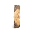 Wholesale Vintage-Style Wooden Art Wall Hangings For Rustic Decor Forest Man Sculpture Carvings, Wood Tree Spirit Art