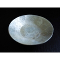 Capiz Shell Plate, Broken White Shell Trinket, Capiz Shell Serving Dish, Ring Dish, Jewelry Trinket Tray, Sea Shell Bowl