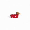 Mini wooden duck figurine, bamboo root mini duck garden or home decoration, affordable wholesale price