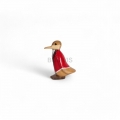 Unique wooden duck décor, bamboo root mini duck garden or home decoration, affordable wholesale price