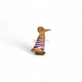 Affordable garden ornaments, bamboo root mini duck garden or home decoration, affordable wholesale price