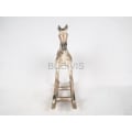 Wholesale Artisan Oak Carousel, Whimsical Willow Rider, Adventure Awaits Rocking Horse