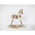 Wholesale Artisan Oak Carousel, Whimsical Willow Rider, Adventure Awaits Rocking Horse