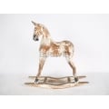 Wholesale Artisan Oak Carousel, Whimsical Willow Rider, Adventure Awaits Rocking Horse