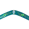 Wholesale Colorful Wooden Boomerang Wall Décor, Wattle Woodworks, Dreamtime Diver